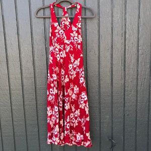 Red Floral Dress